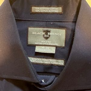 Black Brown brand Navy blue shirt (full sleeve) in excellent condition.